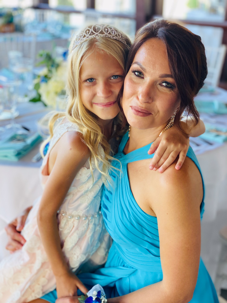 Mother and child portrait